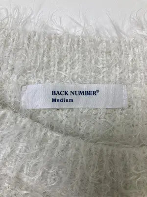 BACK NUMBER/バックナンバー/ニット/セーター/トップス/ホワイト/M
