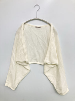 カーディガン/ボレロ/トップス/ホワイト