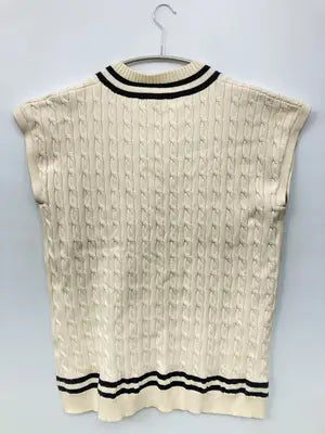 JEANASIS/ジーナシス/ベスト/トップス/ホワイト/F