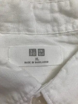 UNIQLO/ユニクロ/シャツ/ブラウス/トップス/ホワイト/XL