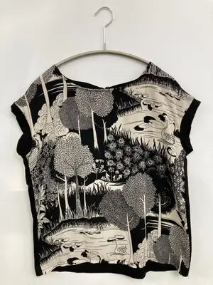 Tシャツ/カットソー/トップス/ブラック/F