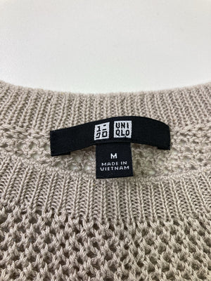 UNIQLO/ユニクロ/ニット/セーター/トップス/ベージュ/M