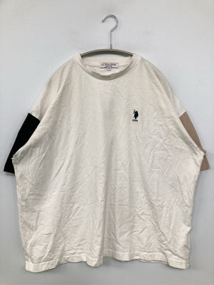 U.S. POLO ASSN./ユーエスポロアッスン/Tシャツ/カットソー/トップス/ホワイト/M