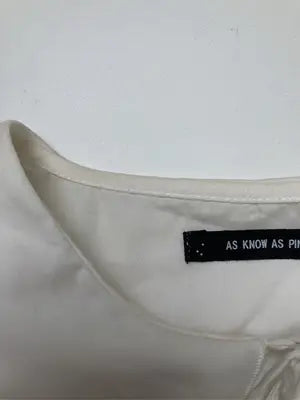 AS KNOW AS PINKY/アズノゥアズピンキー/シャツ/ブラウス/トップス/ホワイト/F