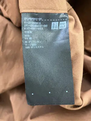 UNIQLO +J/シャツワンピース/ワンピース/ドレス/ブラウン/S