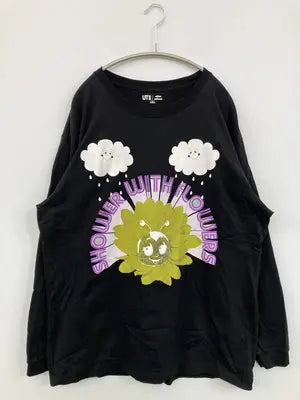 UNIQLO/ユニクロ/Tシャツ/カットソー/トップス/ブラック/XL