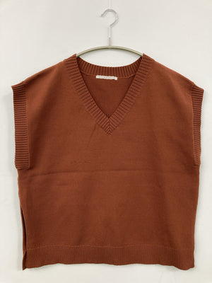 KBF/ケービーエフ/ベスト/トップス/ブラウン/One