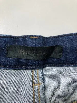 UNIQLO JEANS/ユニクロジーンズ/デニムパンツ/パンツ/ネイビー/28(71cm)