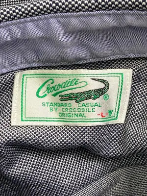 Crocodile/クロコダイル/ポロシャツ/トップス/グレー/L