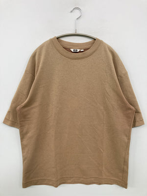 UNIQLO/ユニクロ/Tシャツ/カットソー/トップス/ブラウン/M