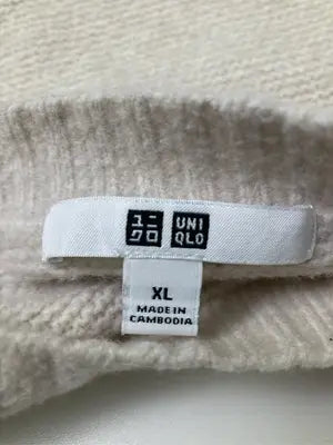 UNIQLO/ユニクロ/ニット/セーター/トップス/ベージュ/XL