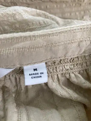 UNIQLO/ユニクロ/シャツワンピース/ワンピース/ドレス/ベージュ/M