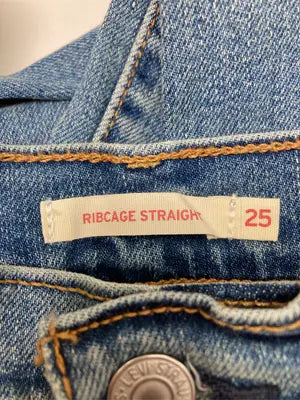 RIBCAGE STRAIGHT/デニムパンツ/パンツ/スカイブルー/W25 L30