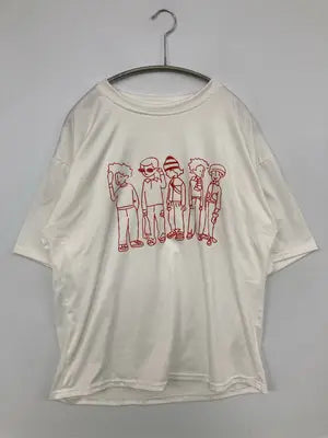 Tシャツ/カットソー/トップス/ホワイト