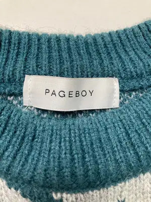 PAGEBOY/ページボーイ/ニット/セーター/トップス/グリーン/F
