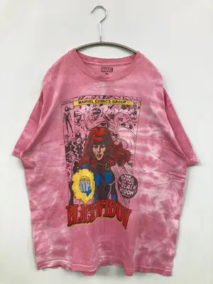 MARVEL/マーベル/Tシャツ/カットソー/トップス/ピンク/XL