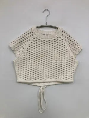 ZARA/ザラ/Tシャツ/カットソー/トップス/ホワイト/EUR M