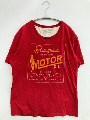 BACK NUMBER/バックナンバー/Tシャツ/カットソー/トップス/レッド/M