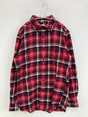 UNIQLO/ユニクロ/シャツ/ブラウス/トップス/レッド/L