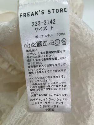 FREAK'S STORE/フリークスストア/ワンピース/ワンピース/ドレス/アイボリー/F