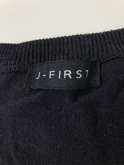 J-FIRST/ニット/セーター/トップス/ブラック/L