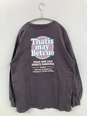 SUREVE/シュリーブ/Tシャツ/カットソー/トップス/グレー/L