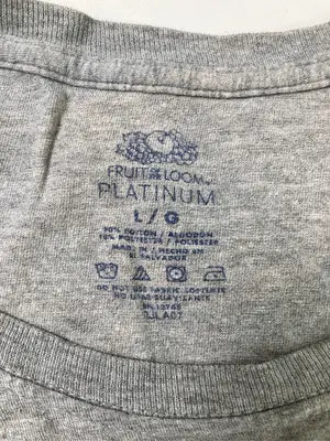 FRUIT OF THE LOOM/フルーツオブザルーム/Tシャツ/カットソー/トップス/グレー/L
