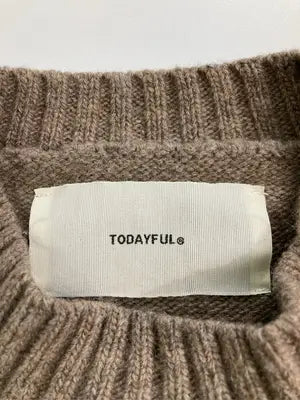 TODAYFUL/トゥデイフル/ニット/セーター/トップス/ブラウン/F