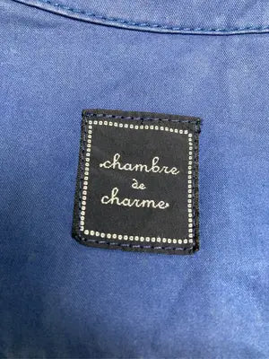 chambre de charme/シャンブルドゥシャーム/シャツワンピース/ワンピース/ドレス/ブルー/F