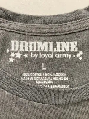 DRUMLINE/Tシャツ/カットソー/トップス/グレー/L