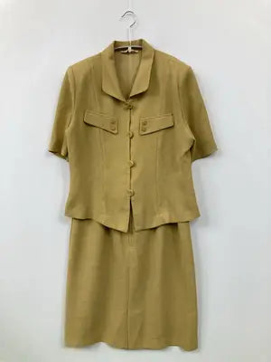 Ladies Fashion/セットアップ/ジャケット/アウター/イエロー/13AR