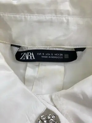 ZARA/ザラ/シャツ/ブラウス/トップス/ホワイト/S