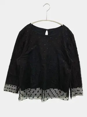 mink chair/Tシャツ/カットソー/トップス/ブラック/02