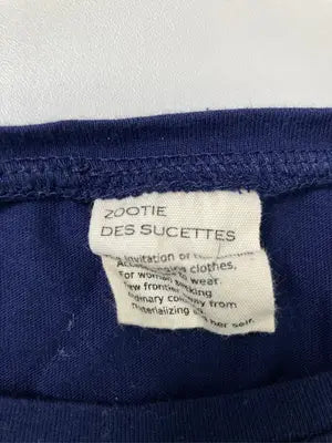 ZOOTIE DES SUCETTES/ズーティーデシュセット/シャツ/ブラウス/トップス/ブルー/M-L