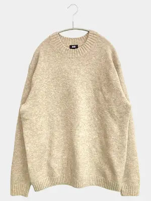 UNIQLO/ユニクロ/ニット/セーター/トップス/ベージュ/L
