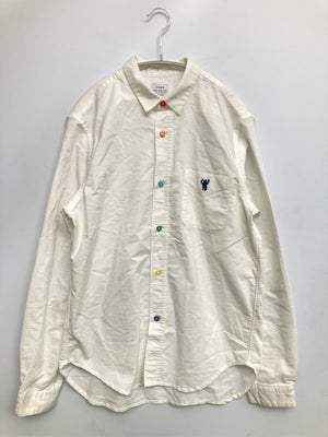 coen/コーエン/シャツ/ブラウス/トップス/ホワイト/MEDIUM
