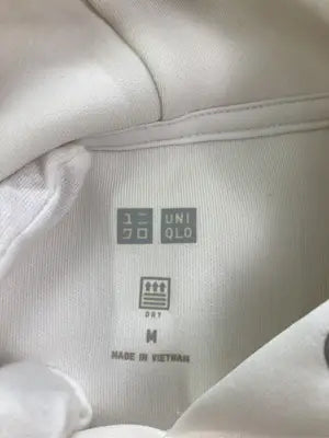 UNIQLO/ユニクロ/パーカー/トップス/ホワイト/M