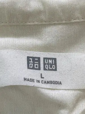 UNIQLO/ユニクロ/シャツ/ブラウス/トップス/ホワイト/L
