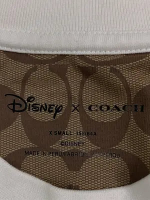 Disney/ディズニー/Tシャツ/カットソー/トップス/アイボリー/X SMALL