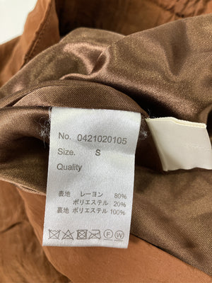 Amiur/エミレ/スラックス/パンツ/ブラウン/S