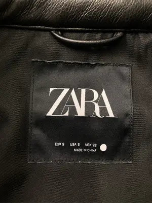 ZARA/ザラ/レザージャケット/ジャケット/アウター/ブラック/S