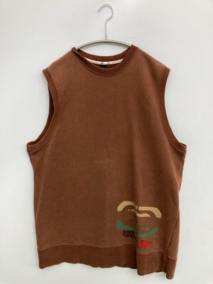 Ecko Function/エコーファンクション/ベスト/トップス/ブラウン/XL