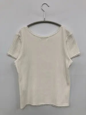 TINA:JOJUN/ティーナジョジュン/Tシャツ/カットソー/トップス/ホワイト/M