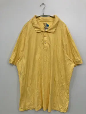 croft&barrow/クラフトアンドバロー/ポロシャツ/トップス/イエロー/3XB
