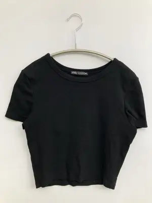 ZARA/ザラ/Tシャツ/カットソー/トップス/ブラック/S