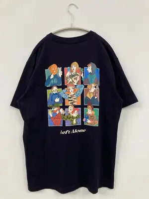 Left Alone/レフトアローン/Tシャツ/カットソー/トップス/ネイビー/L
