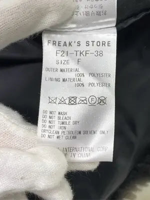 FREAK'S STORE/フリークスストア/ベスト/トップス/ブラック/F