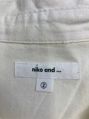 niko and .../ニコアンド/シャツ/ブラウス/トップス/ホワイト/2