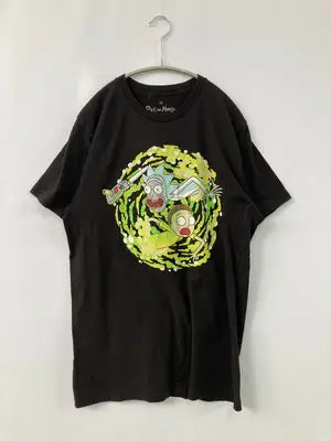Rick and morty/Tシャツ/カットソー/トップス/ブラック/M