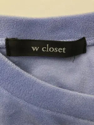 w closet/ダブルクローゼット/Tシャツ/カットソー/トップス/ブルー/F